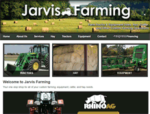 Tablet Screenshot of jarvisfarming.com